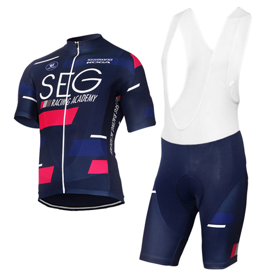 2017 Maillot SEG Tirantes Mangas Cortas negro